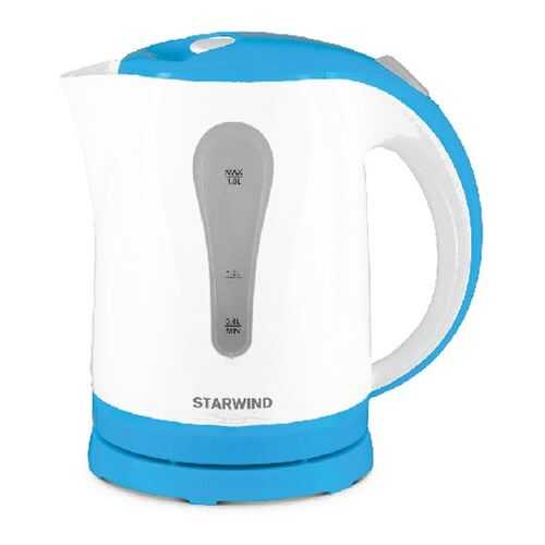 Чайник электрический Starwind SKP1217 White/Blue в Редмонд