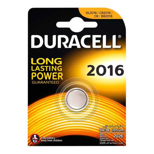 Батарейка Duracell 2016 1 шт в Редмонд