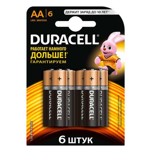 Батарейка Duracell Basic LR6 6 шт в Редмонд