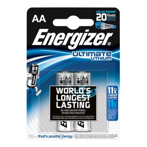 Батарейка Energizer Ultimate lithium AA FSB2 2 шт в Редмонд