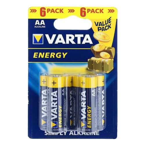 Батарейка щелочные Varta Energy AA LR6 6 шт в Редмонд