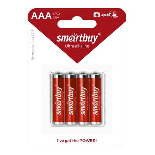 Батарейка SmartBuy Alkaline SBBA-3A04B 4 шт в Редмонд