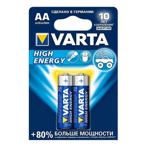 Батарейка Varta High Energy LR6-2BL 2 шт в Редмонд