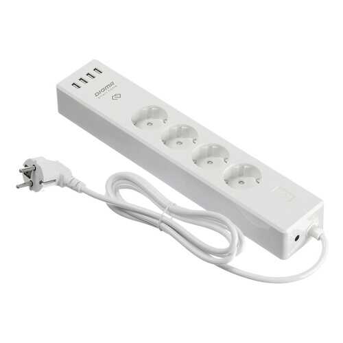 Сетевой фильтр DIGMA DiPlug Strip 40, 4 розетки, 1,8 м, White в Редмонд