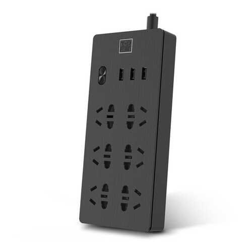 Сетевой фильтр Xiaomi Aigo Power Strip, 6 розеток, 1,8 м, Black в Редмонд