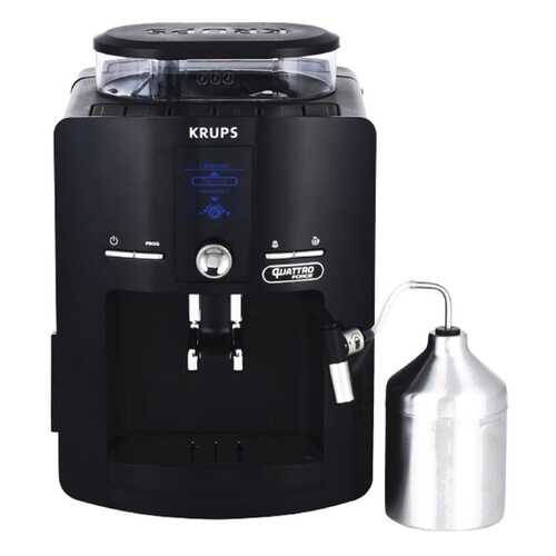 Кофемашина автоматическая Krups Quattro Force EA82F010 Black в Редмонд