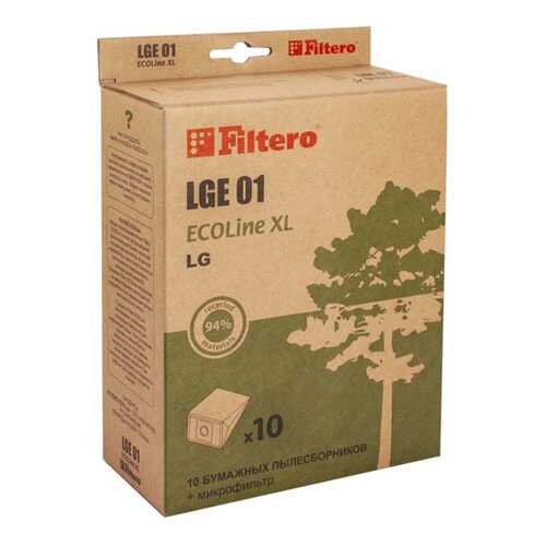 Пылесборник для пылесоса Filtero LGE 01 ECOLine XL 10 шт в Редмонд