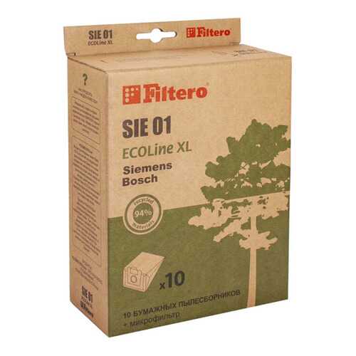 Пылесборник для пылесоса Filtero SIE 01 ECOLine XL 10 шт в Редмонд