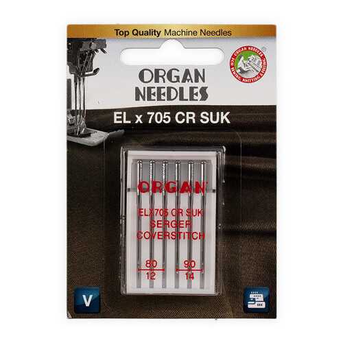 Иглы Organ ELx705 CR SUK 6/80-90 Blister в Редмонд