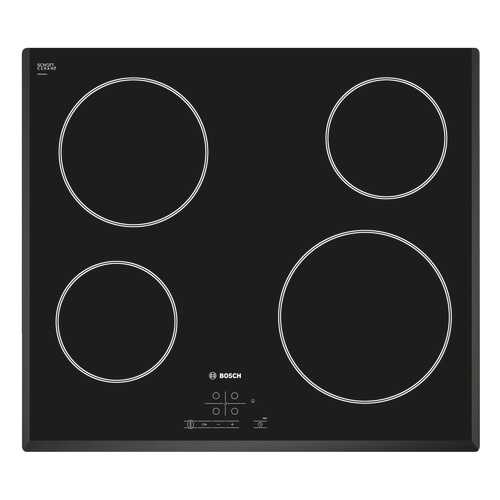 Встраиваемая варочная панель электрическая Bosch PKE651B17E Black в Редмонд