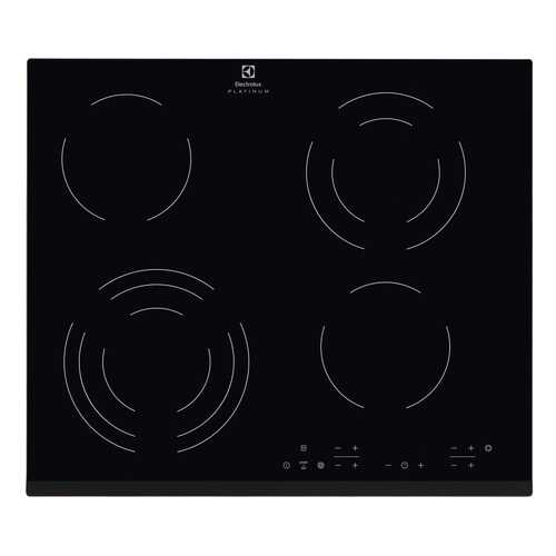 Встраиваемая варочная панель электрическая Electrolux CPE6433KF Black в Редмонд