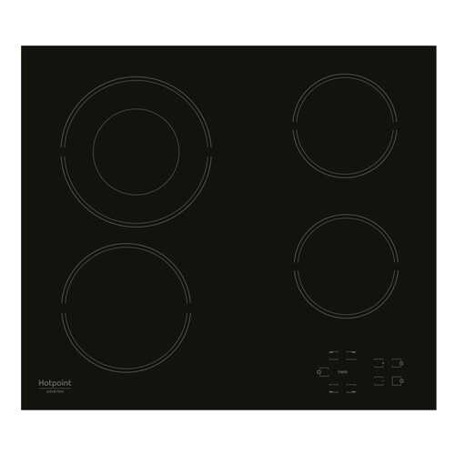 Встраиваемая варочная панель электрическая Hotpoint-Ariston HR 622 C Black в Редмонд