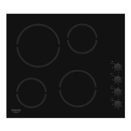 Встраиваемая варочная панель электрическая Hotpoint-Ariston HR 629 C Black в Редмонд